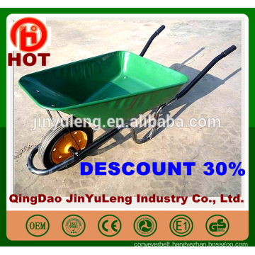 wholesale hot cheap South Africa power wheelbarrow with solid wheel